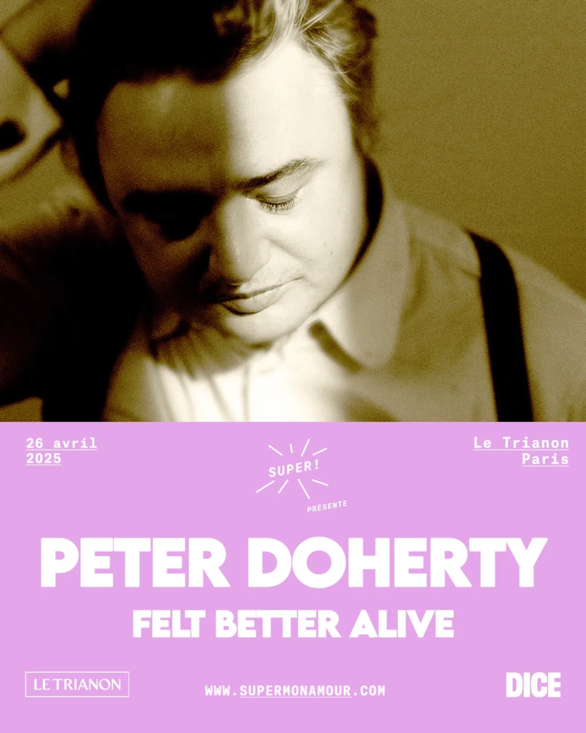 Pete Doherty at Le Trianon Tickets