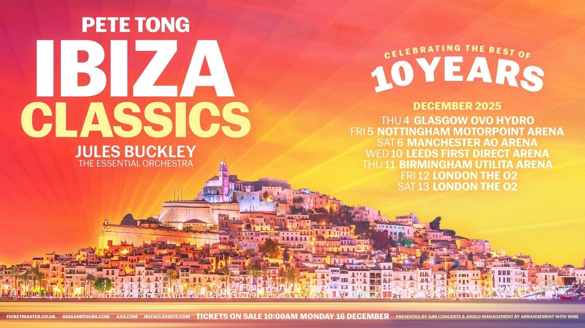 Pete Tong en First Direct Arena Tickets