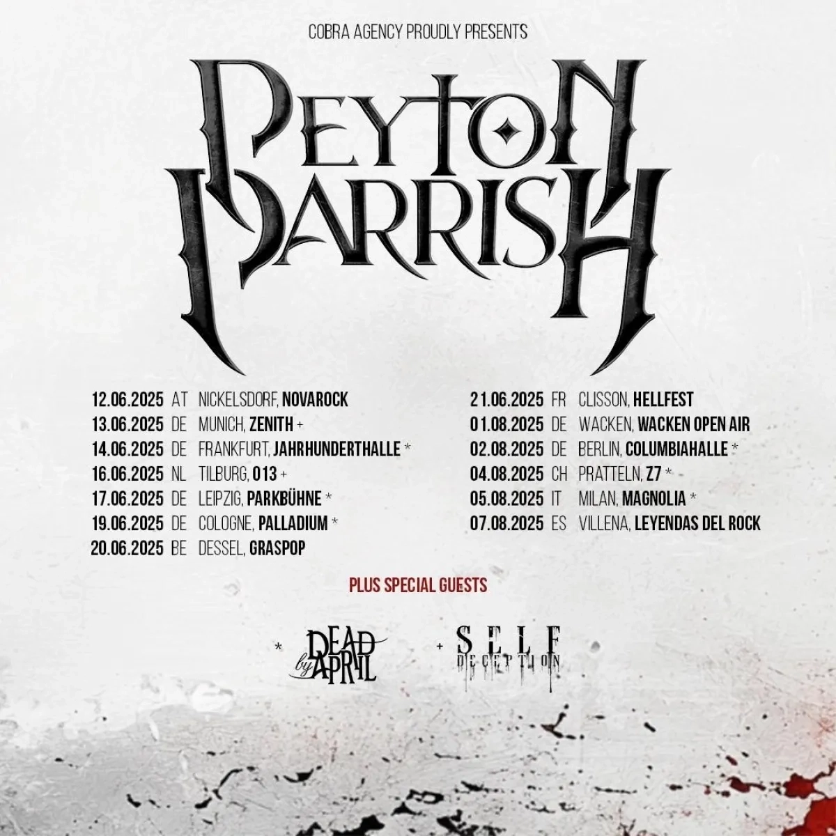 Peyton Parrish en Jahrhunderthalle Tickets