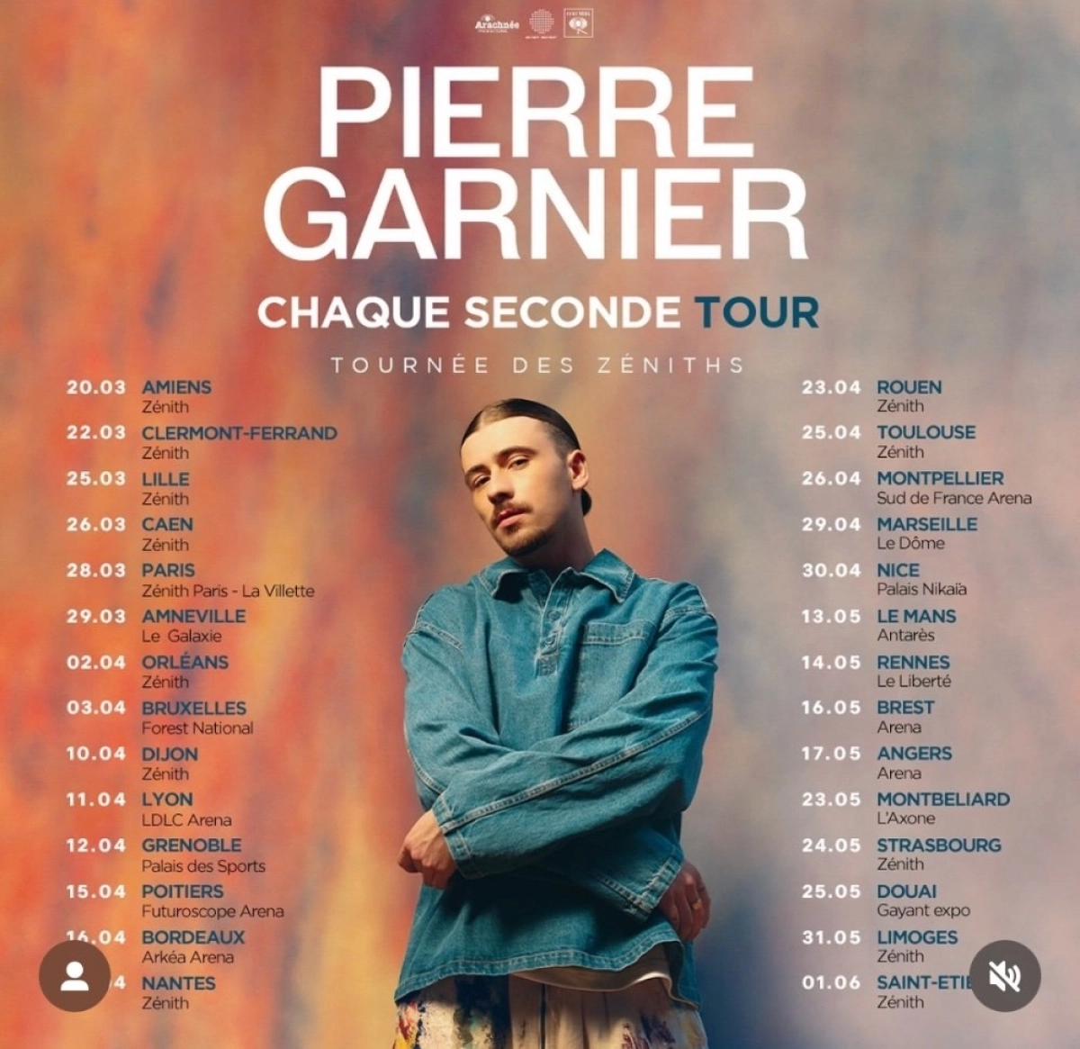 Pierre Garnier en Forest National Tickets