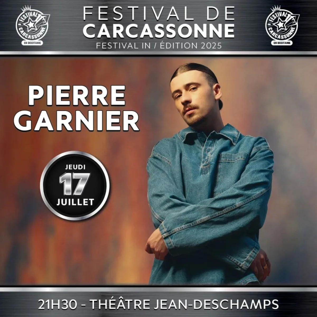 Pierre Garnier at Theatre Jean Deschamps Tickets