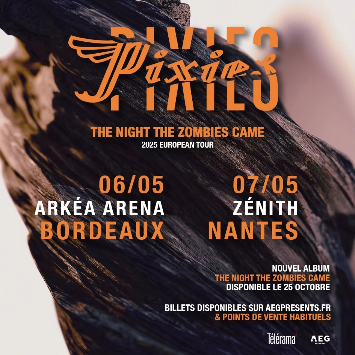 Billets Pixies (Arkea Arena - Bordeaux)