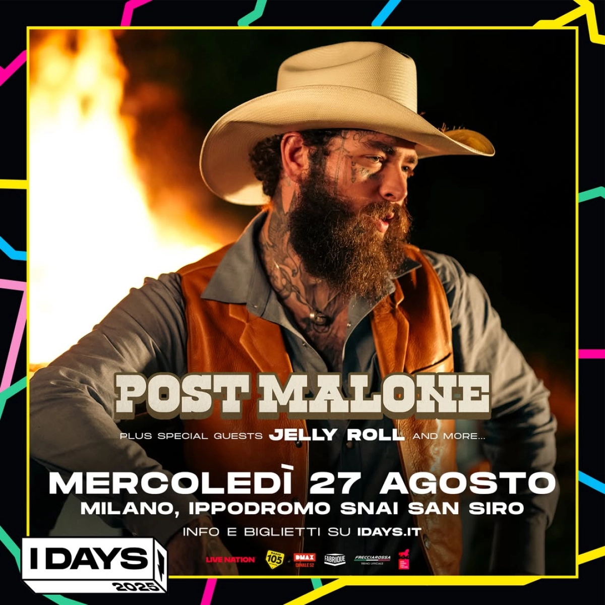 Post Malone en Ippodromo Snai San Siro Tickets