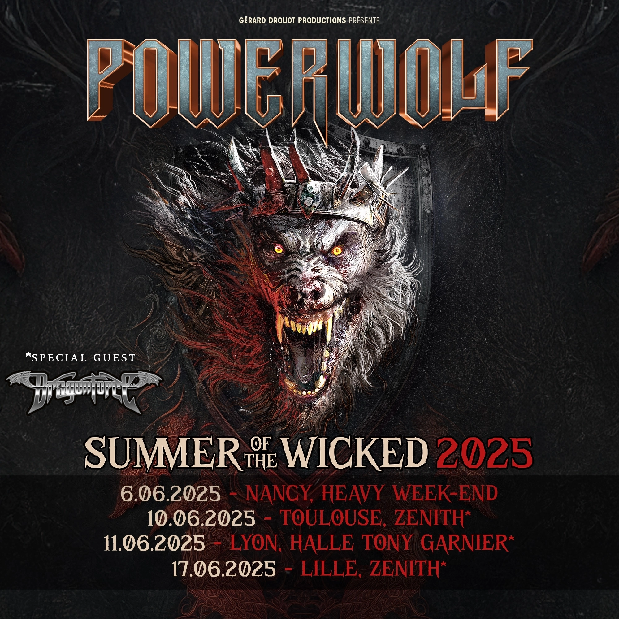 Powerwolf al Halle Tony Garnier Tickets