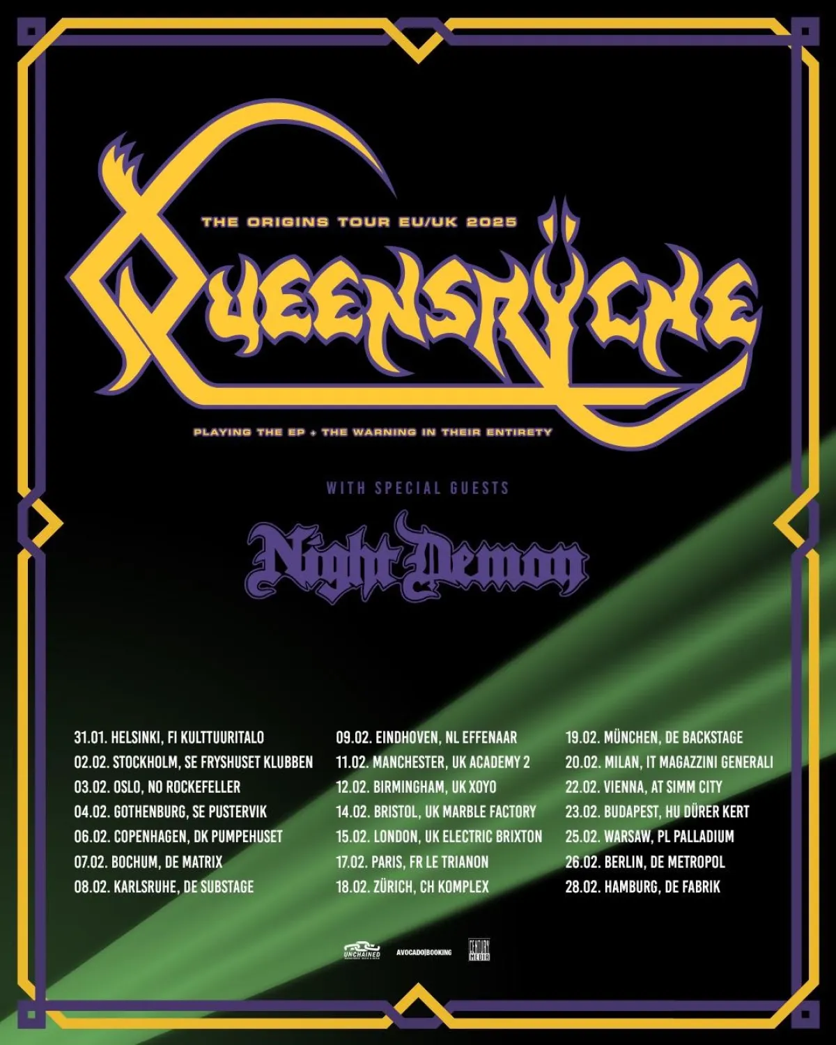 Queensryche al Backstage Werk Tickets