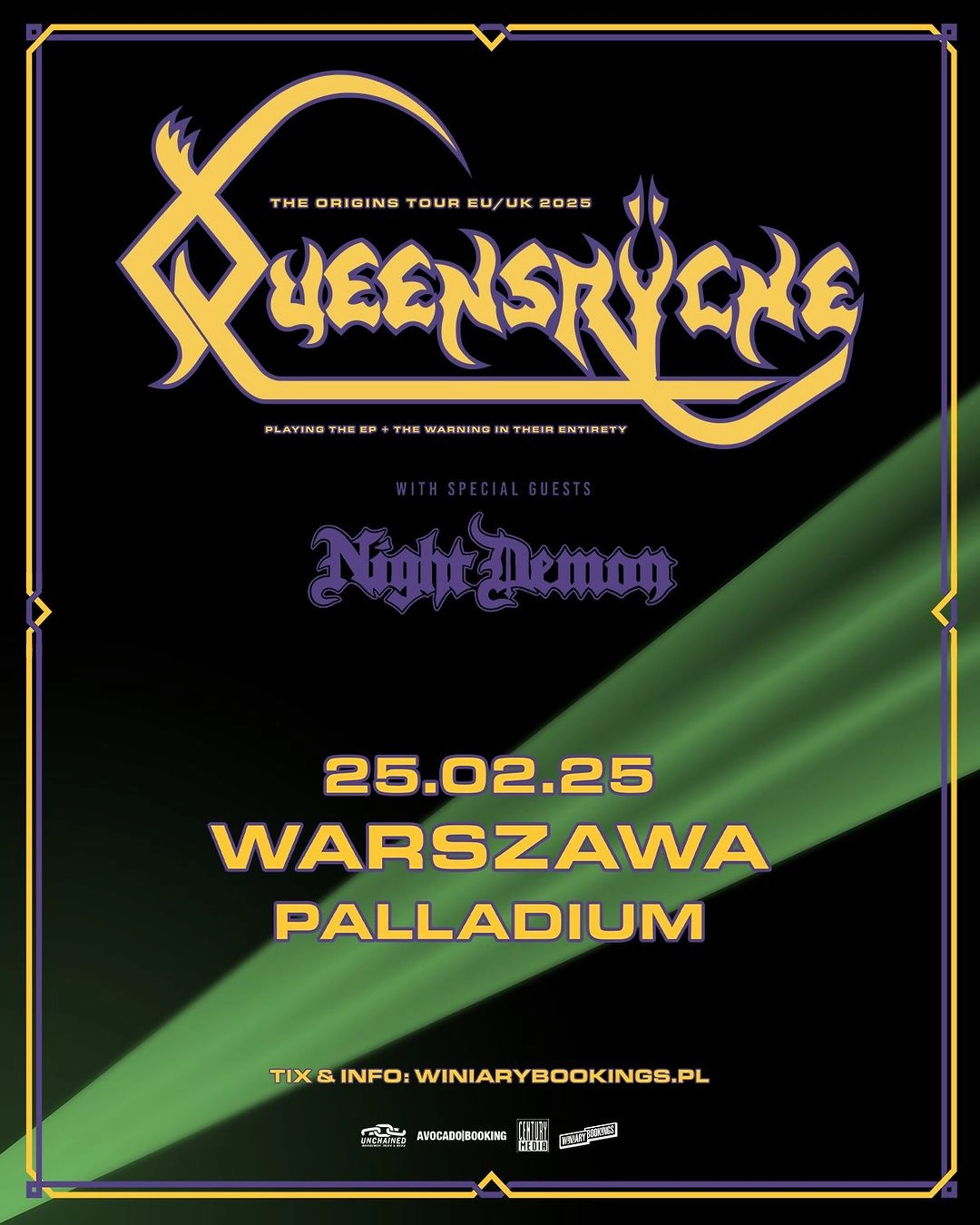 Queensryche in der Palladium Warschau Tickets