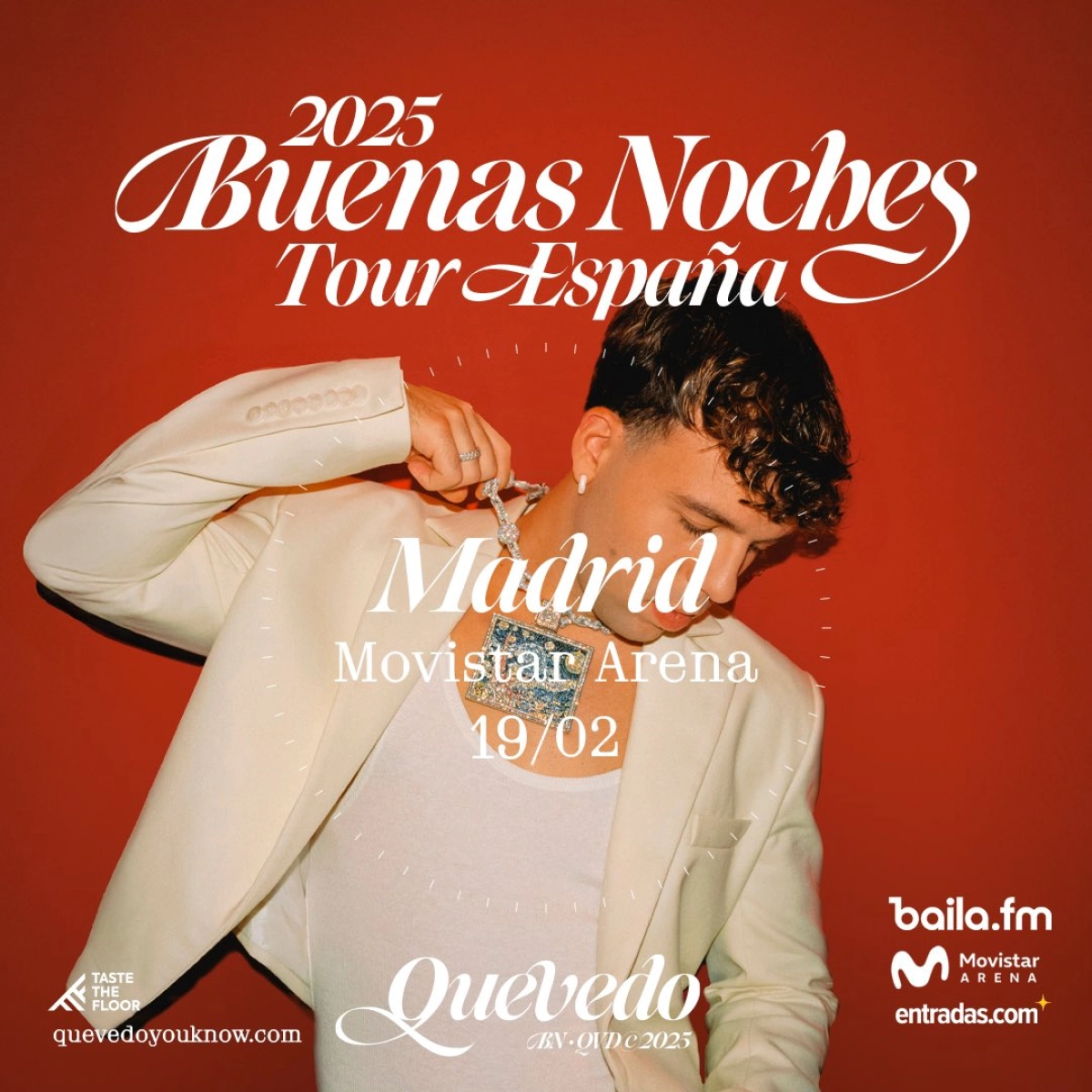 Quevedo en Movistar Arena Madrid Tickets