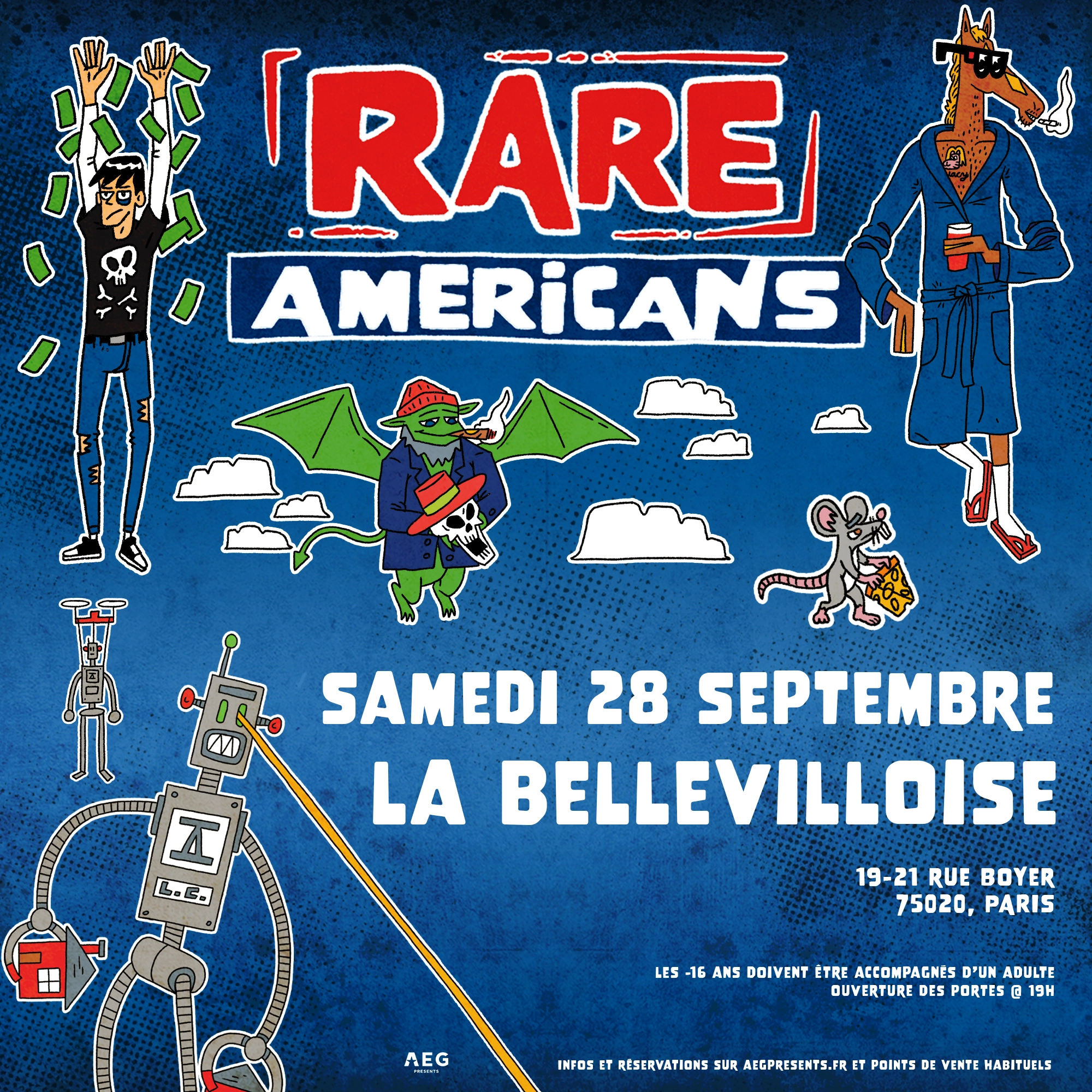 Rare Americans en La Bellevilloise Tickets