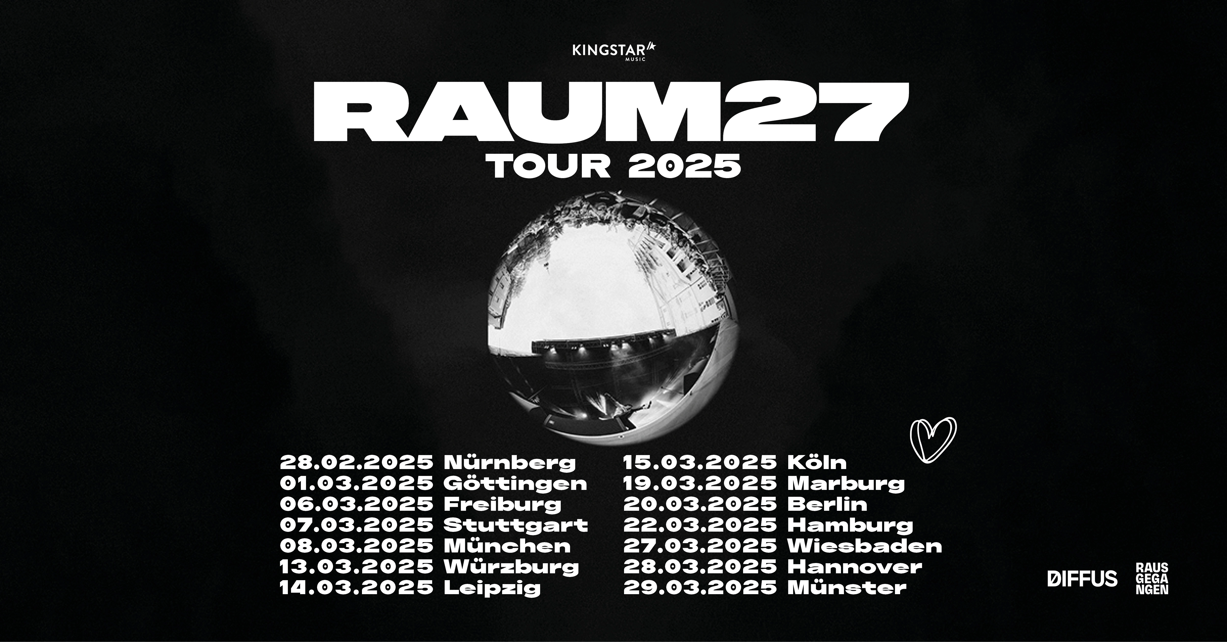 RAUM27 in der Markthalle Hamburg Tickets