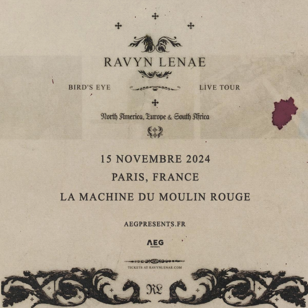 Ravyn Lenae in der La Machine du Moulin Rouge Tickets