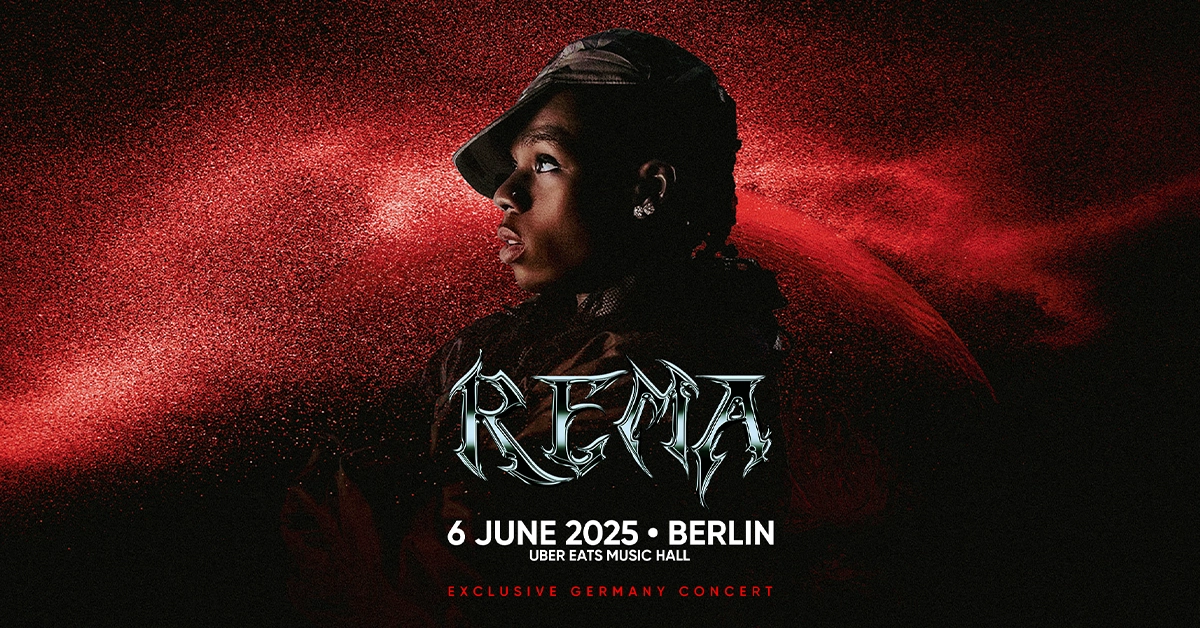 Rema en Uber Eats Music Hall Tickets