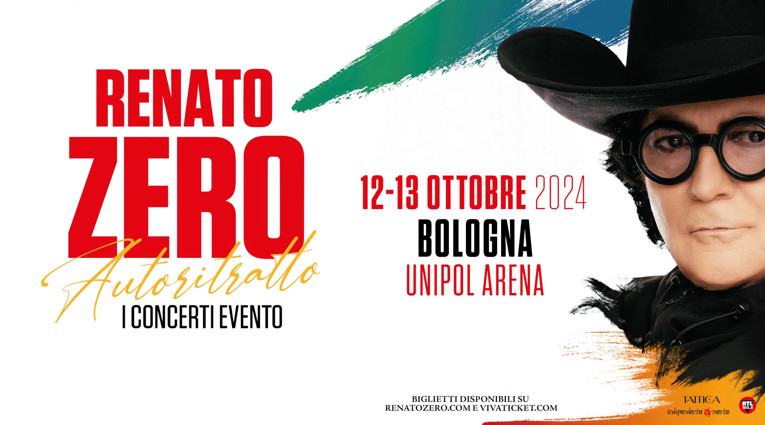 Billets Renato Zero (Unipol Arena - Bologne)