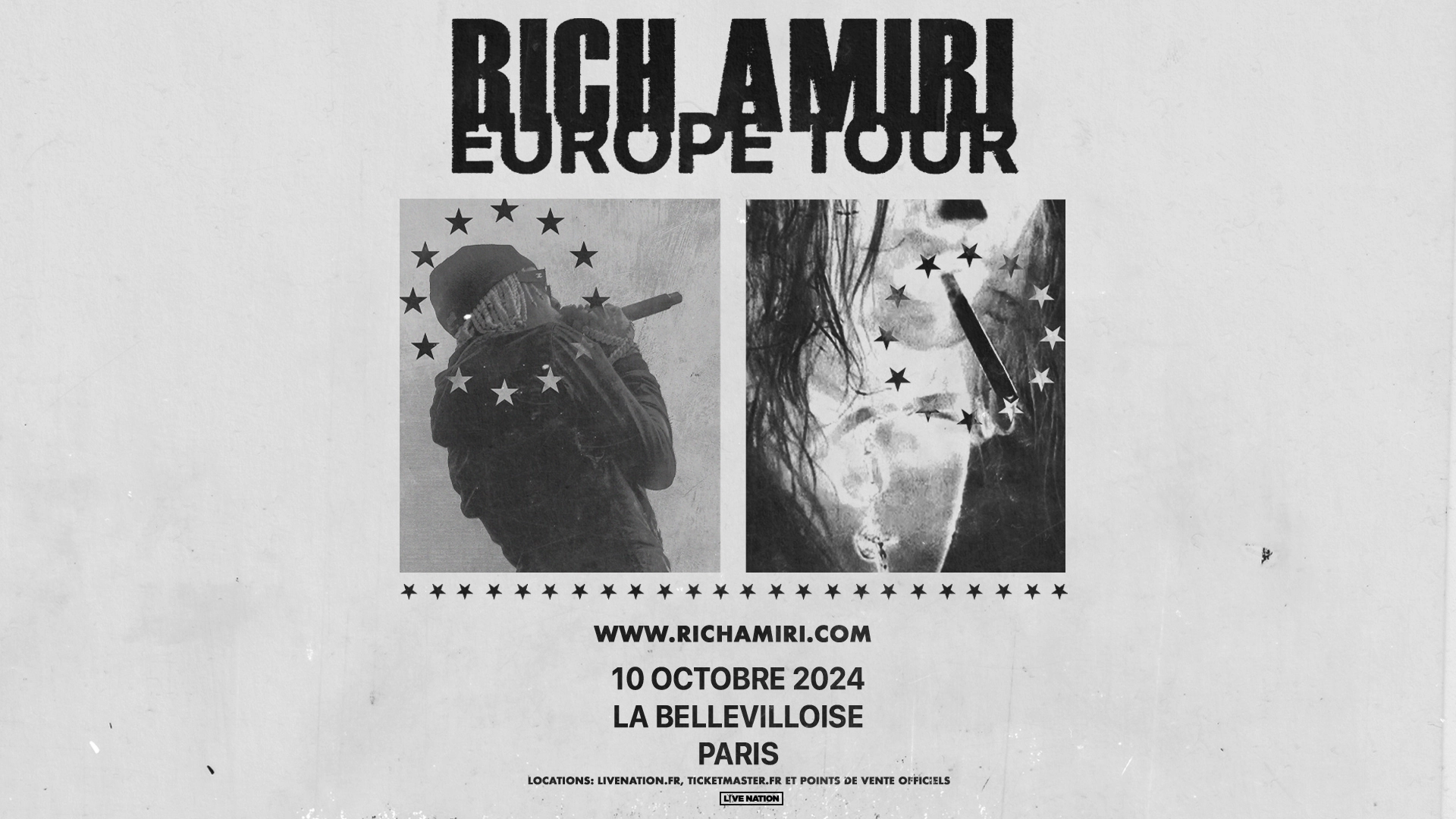 Billets Rich Amiri (La Bellevilloise - Paris)