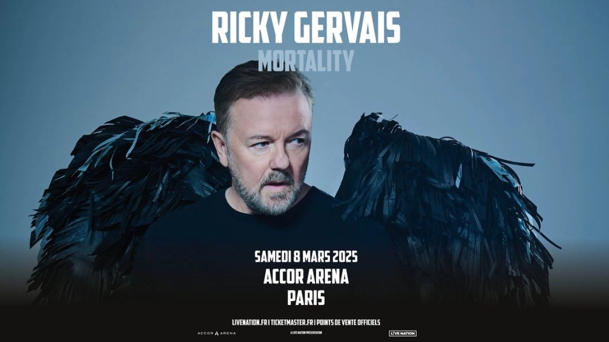 Ricky Gervais at Accor Arena Tickets