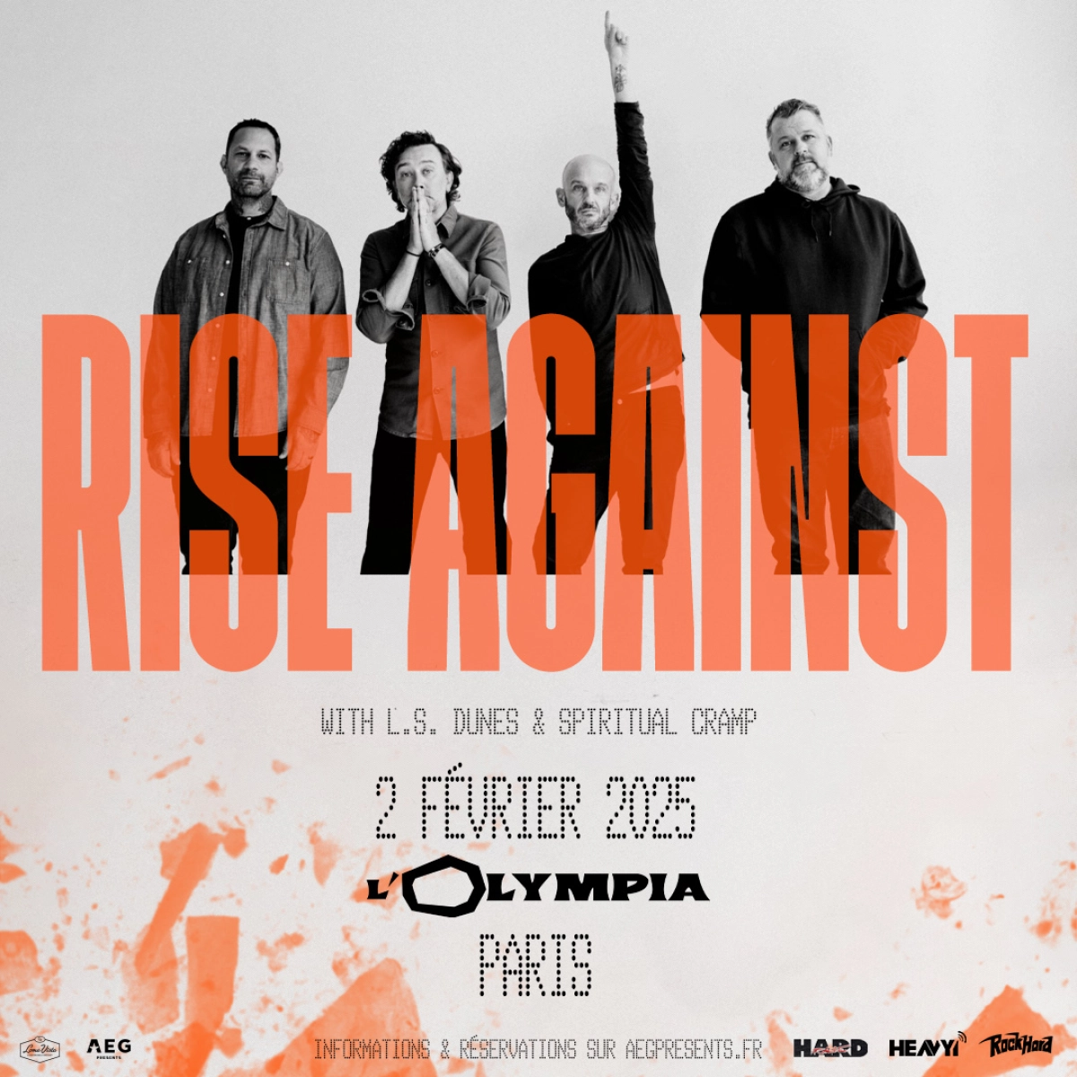 Rise Against en Olympia Tickets