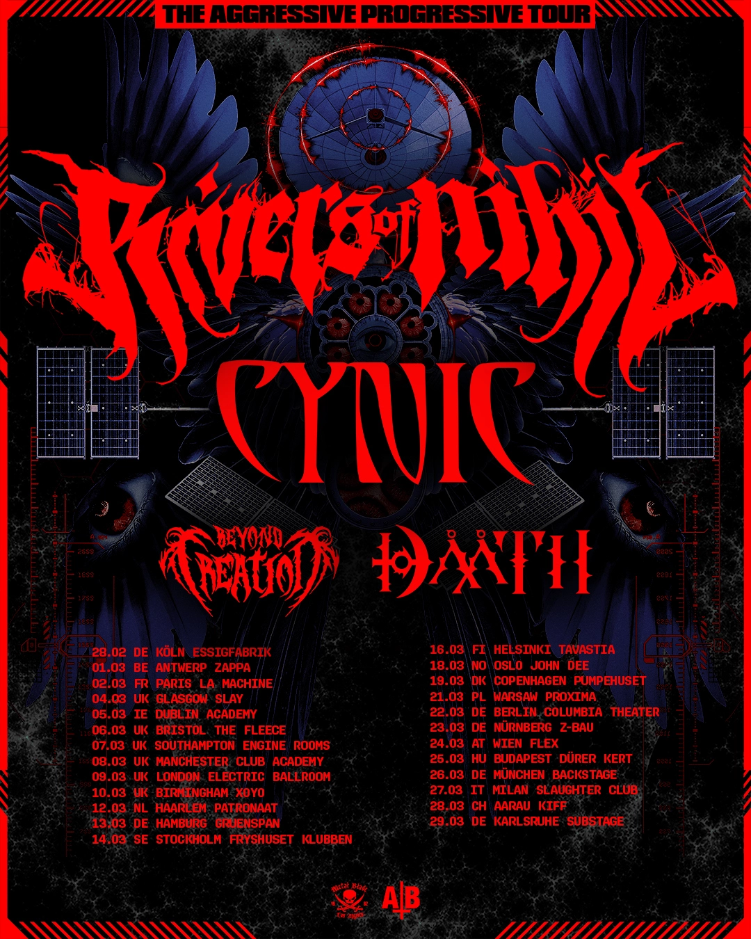 Rivers Of Nihil - Cynic - Beyond Creation - Daath at Patronaat Tickets