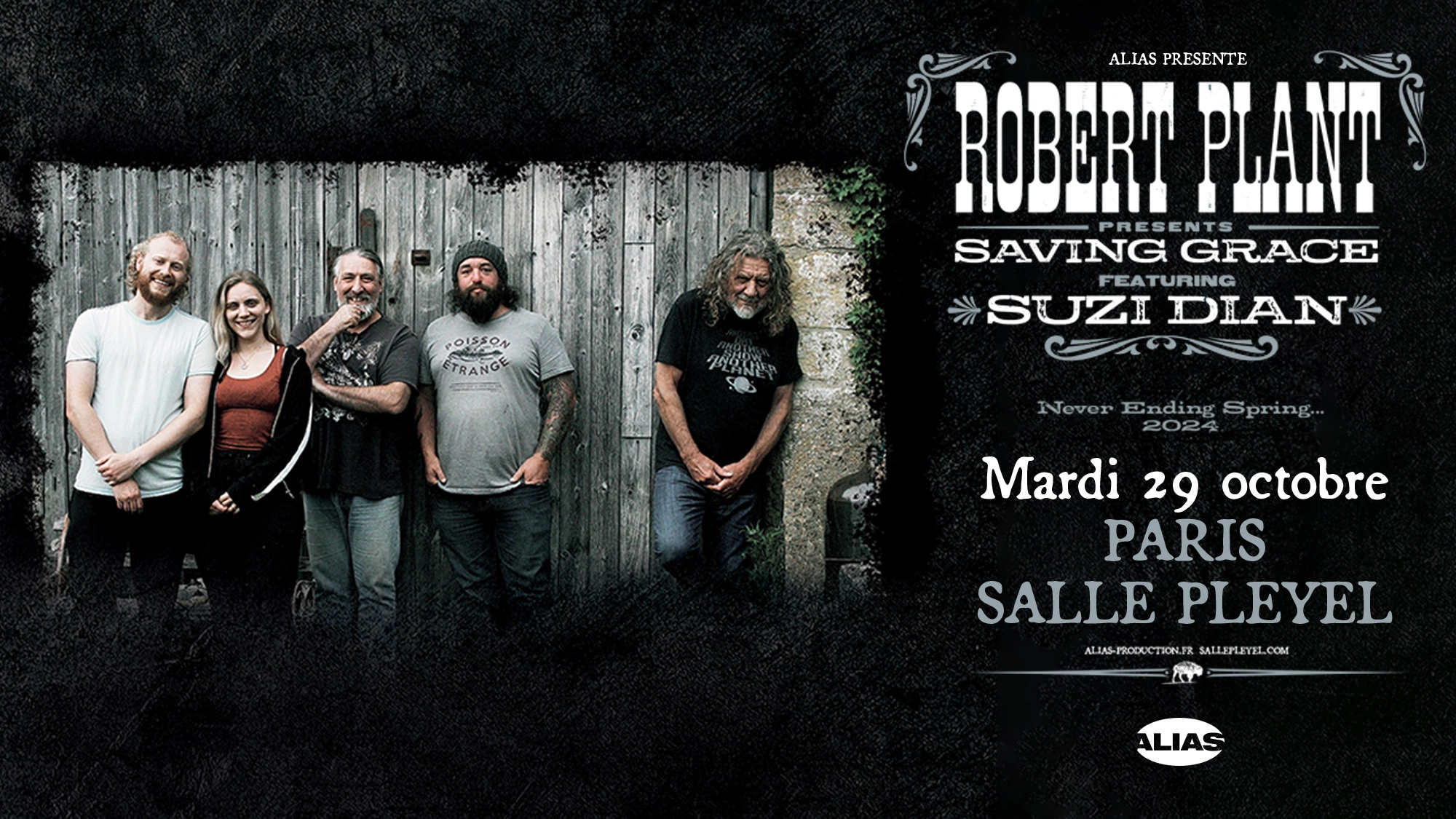 Billets Robert Plant (Salle Pleyel - Paris)