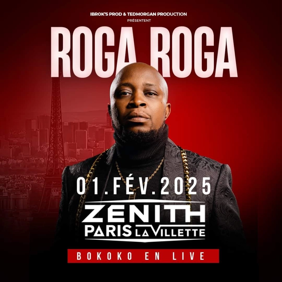 Billets Roga Roga (Zenith Paris - Paris)