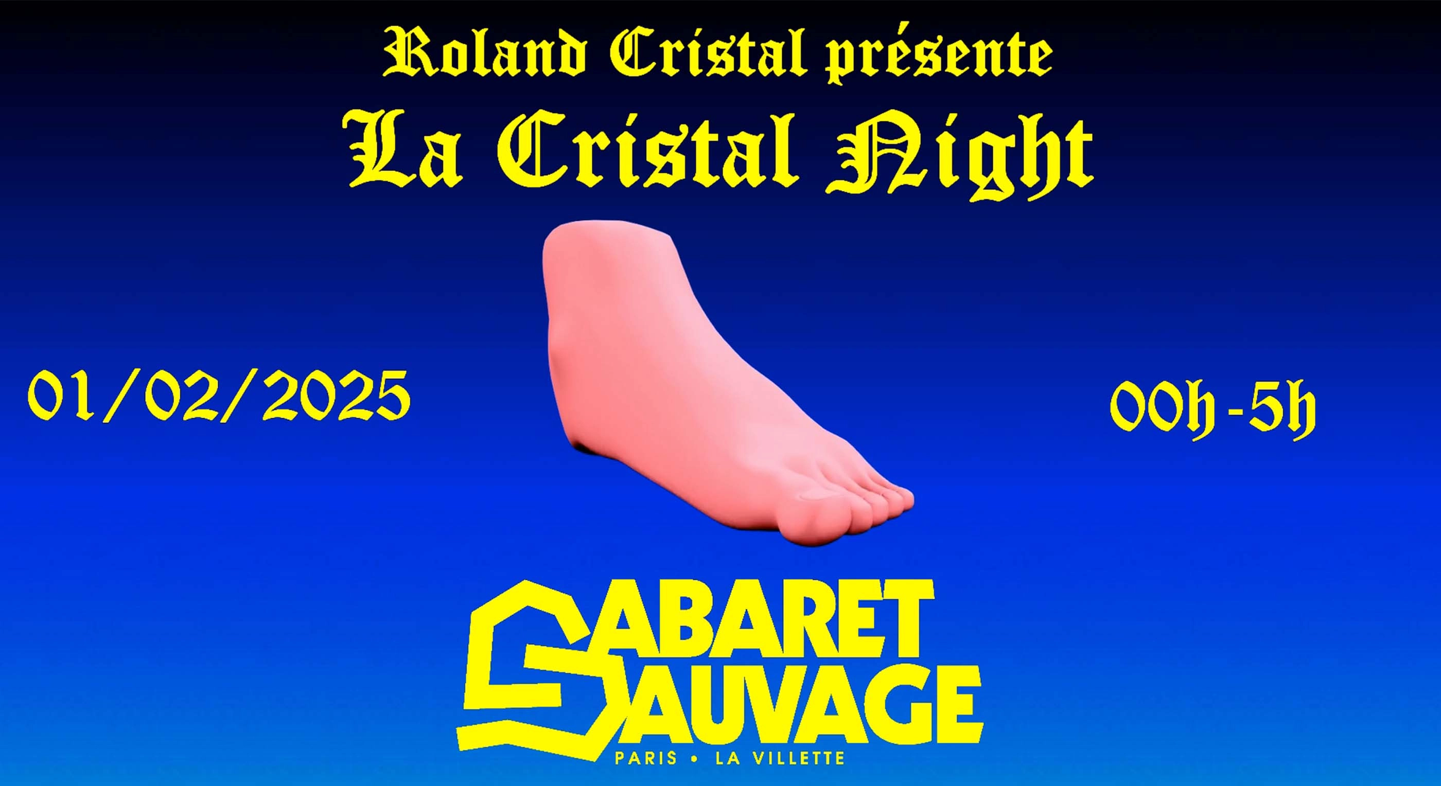 Roland Cristal at Cabaret Sauvage Tickets