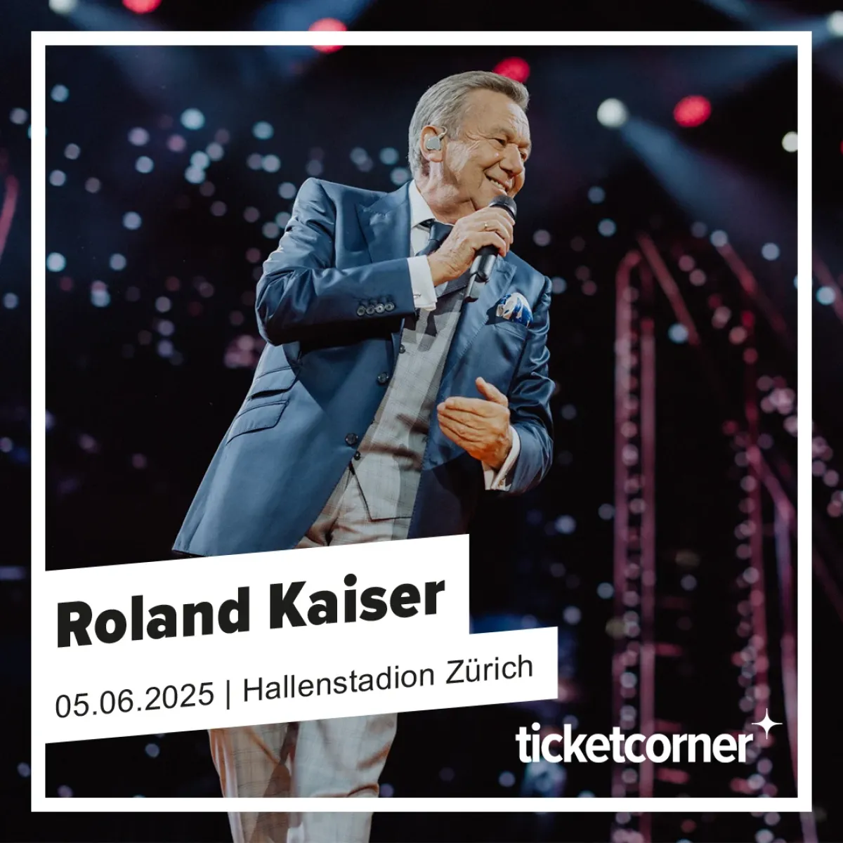 Billets Roland Kaiser (Hallenstadion - Zurich)