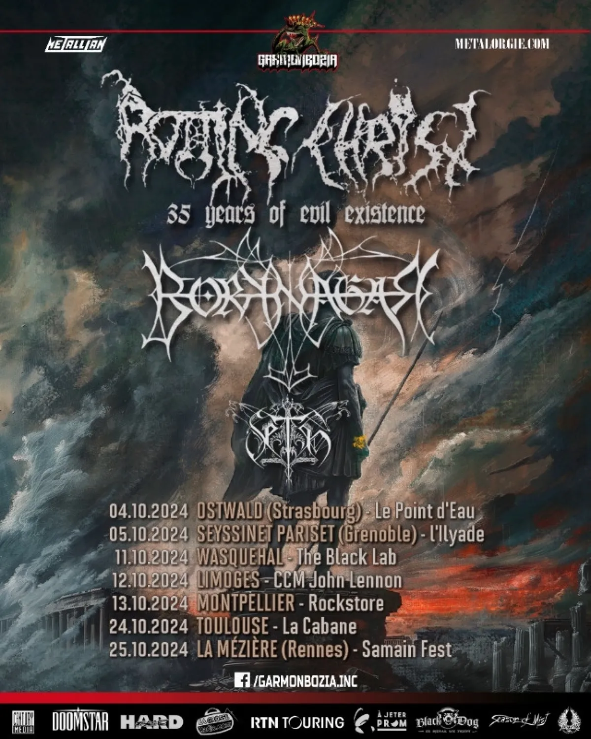 Rotting Christ - Borknagar - Seth al Rockstore Tickets