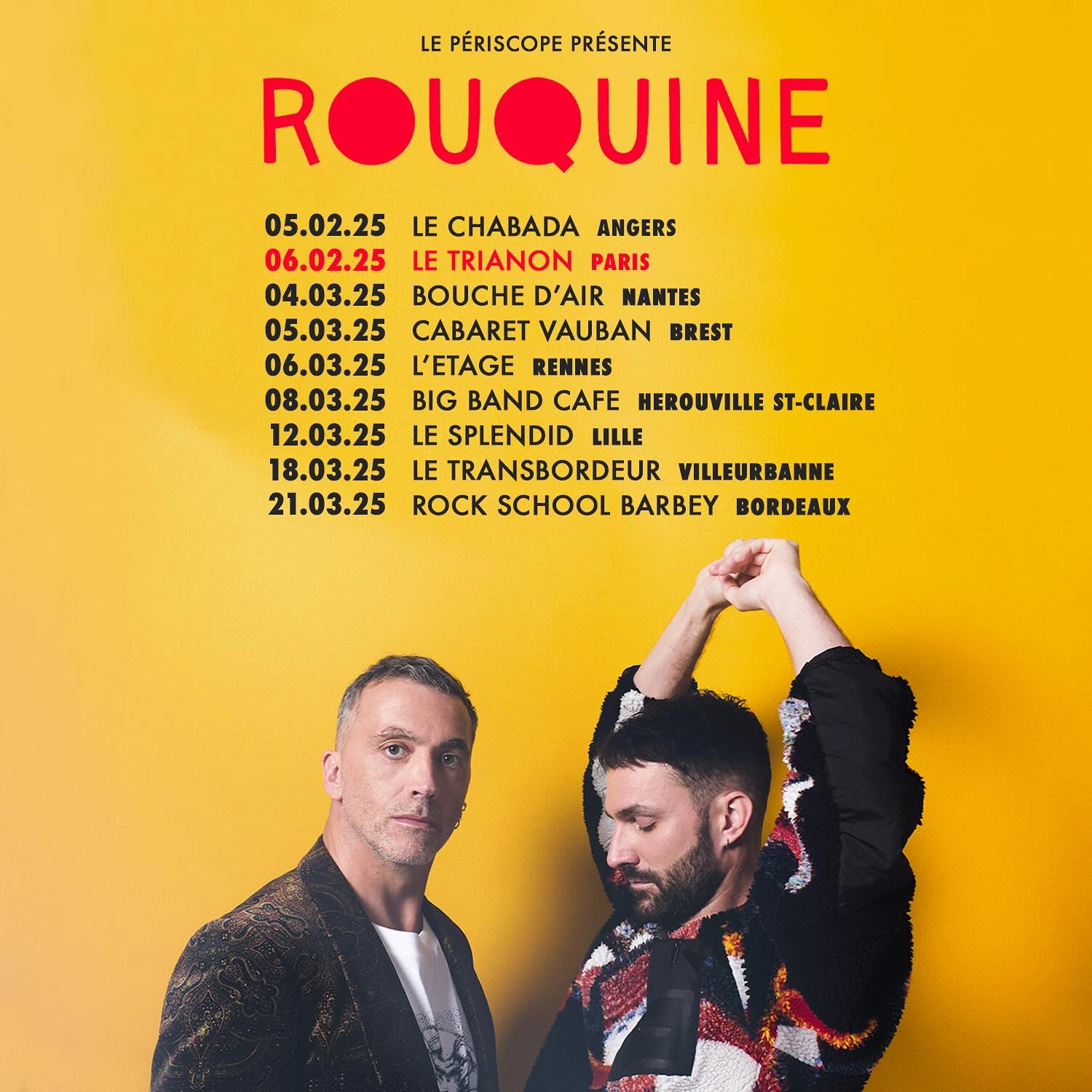 Rouquine en Le Liberte Tickets