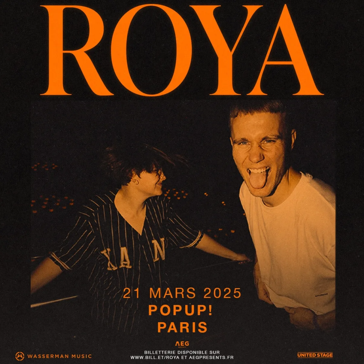 Roya at Popup Paris Tickets