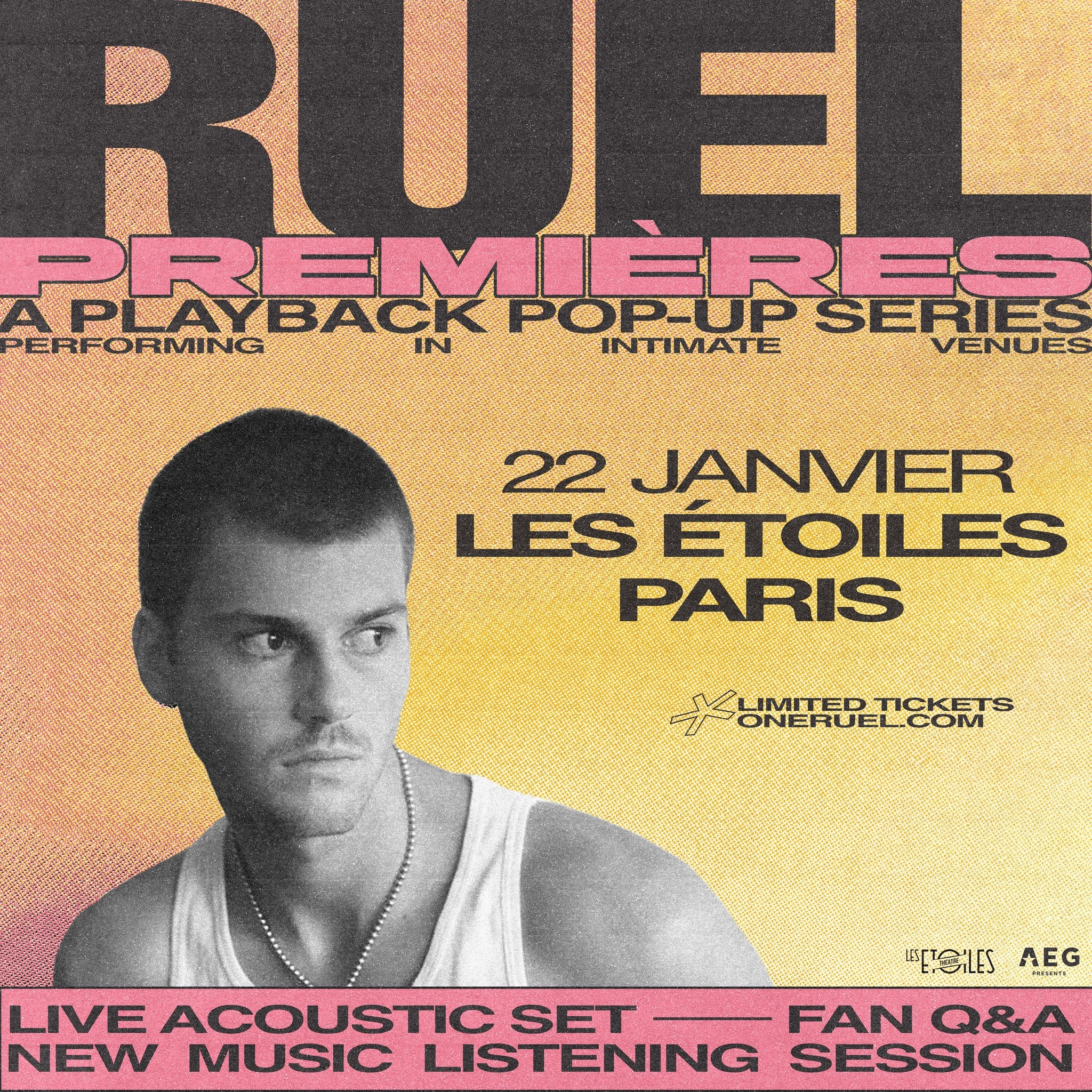 Ruel at Les Etoiles Tickets