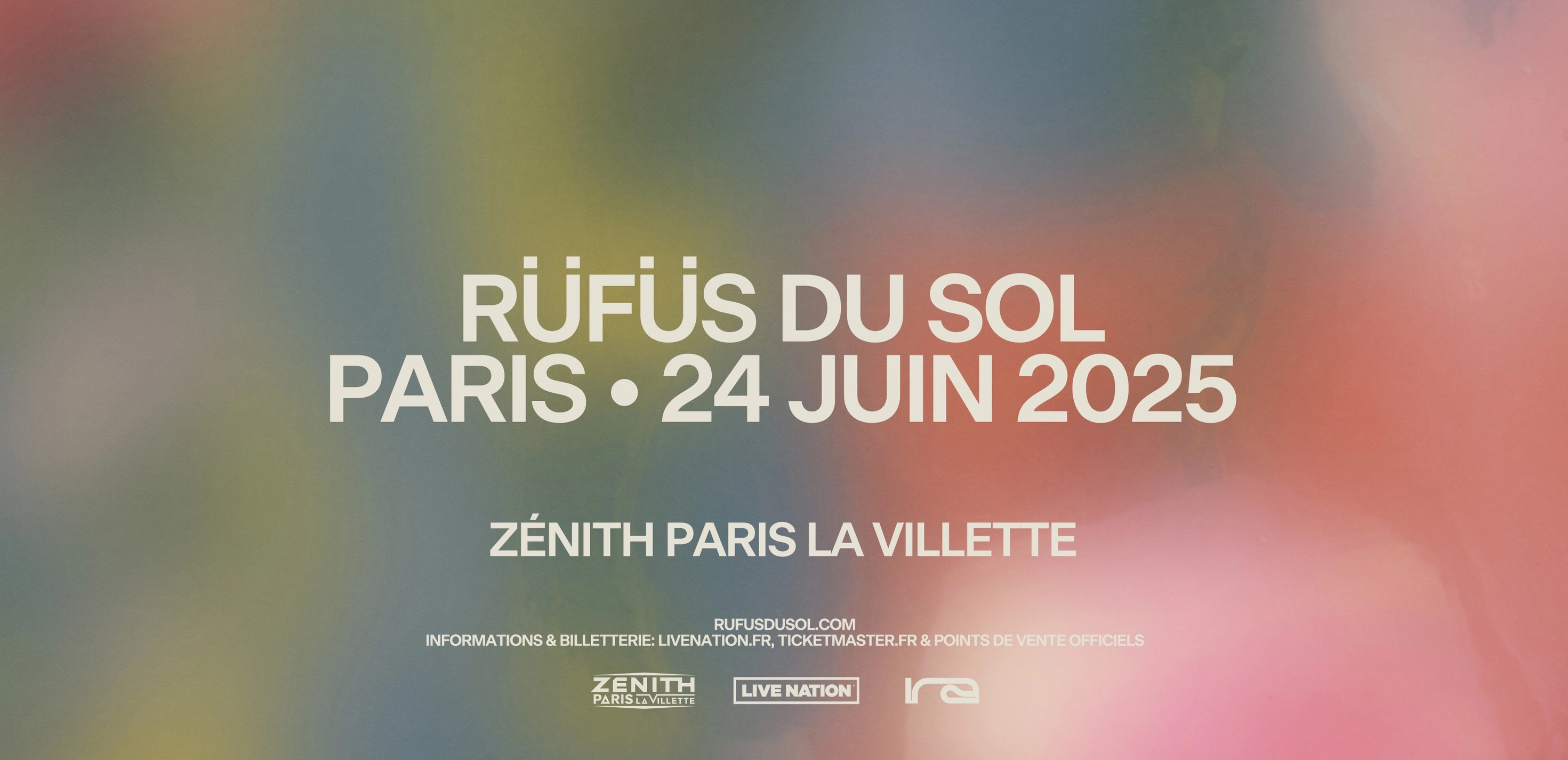 Rufus Du Sol in der Zenith Paris Tickets