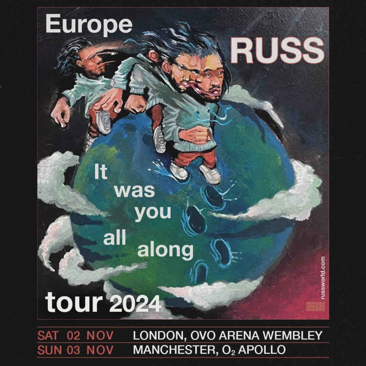 Russ at O2 Apollo Manchester Tickets