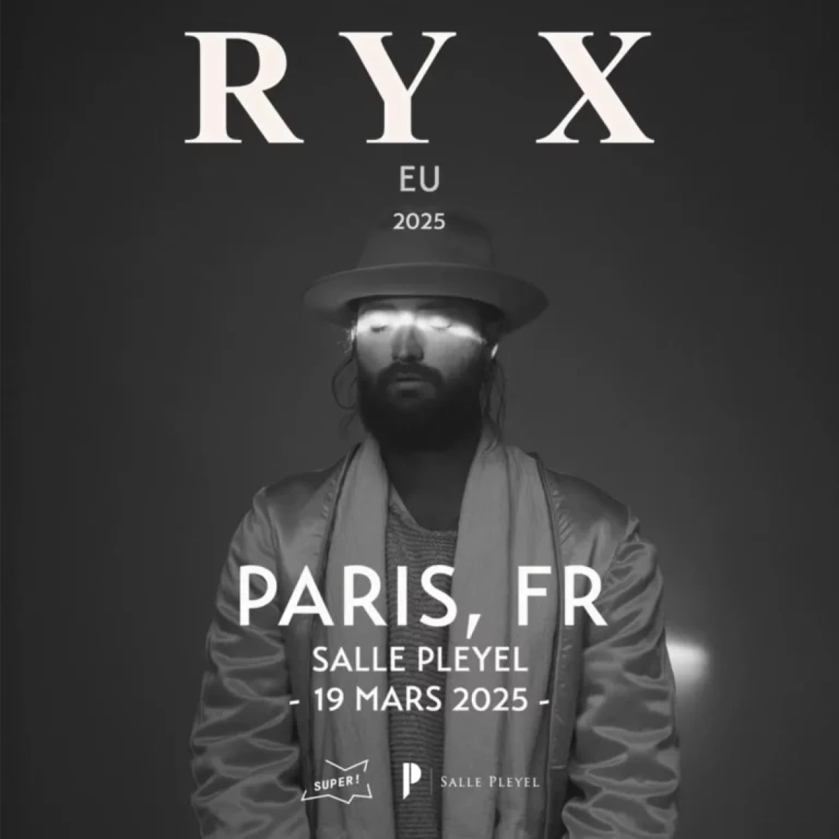 Billets RY X (Salle Pleyel - Paris)