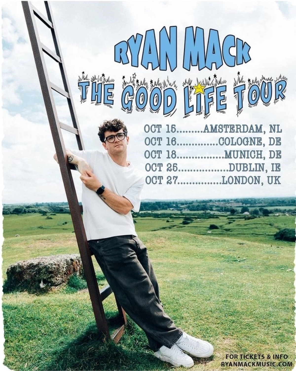 Ryan Mack en The Academy Tickets