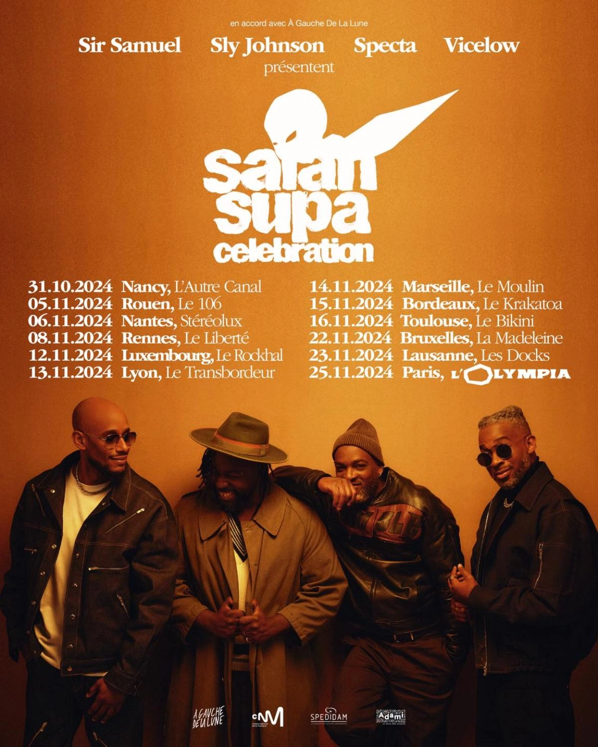 Saian Supa Celebration at Olympia Tickets