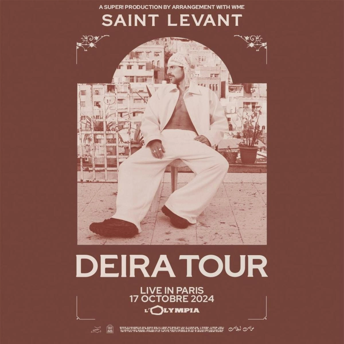 Saint Levant at Olympia Tickets