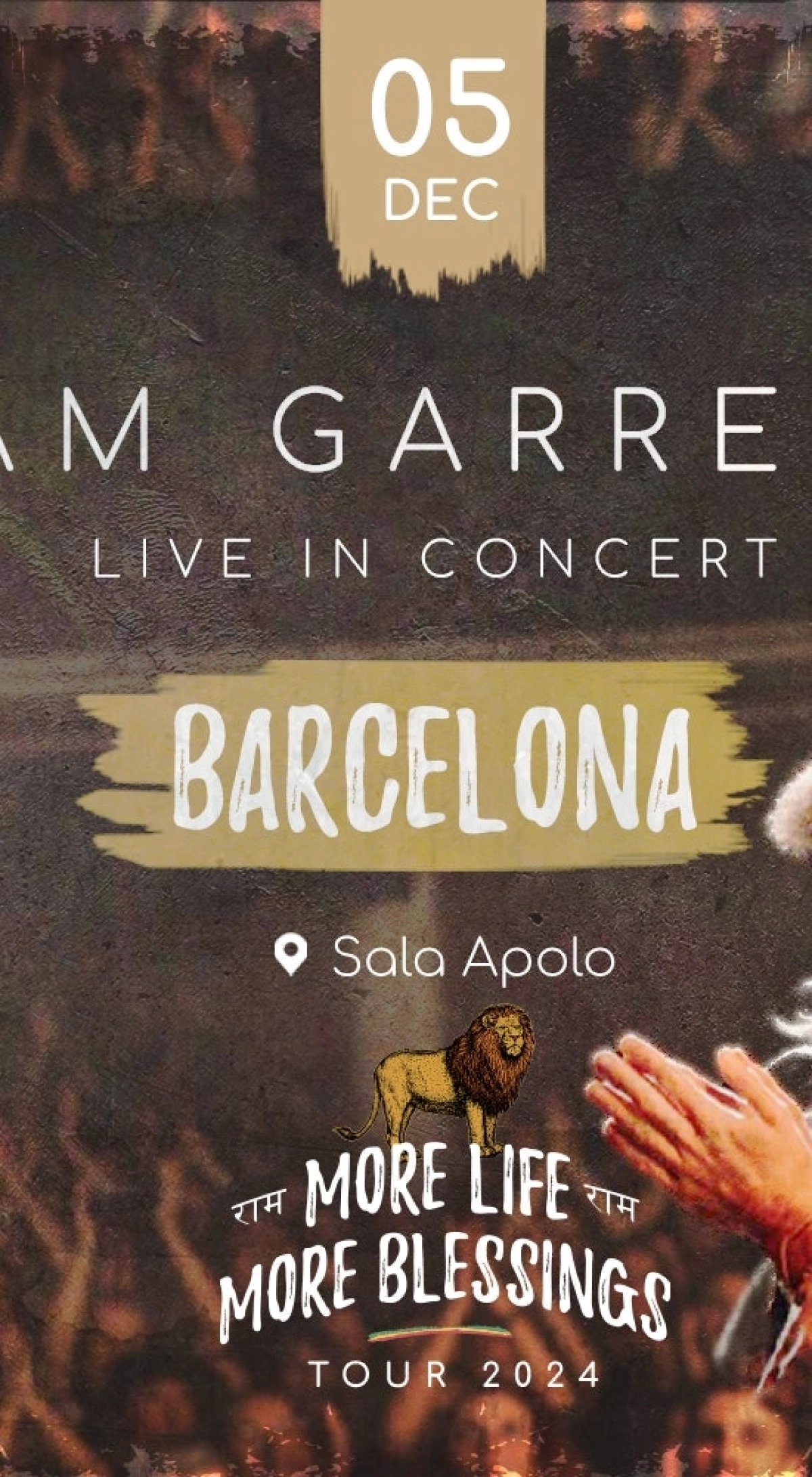 Sam Garret at Sala Apolo Tickets