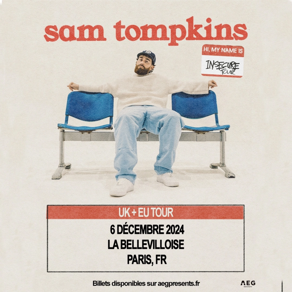 Sam Tompkins at La Bellevilloise Tickets