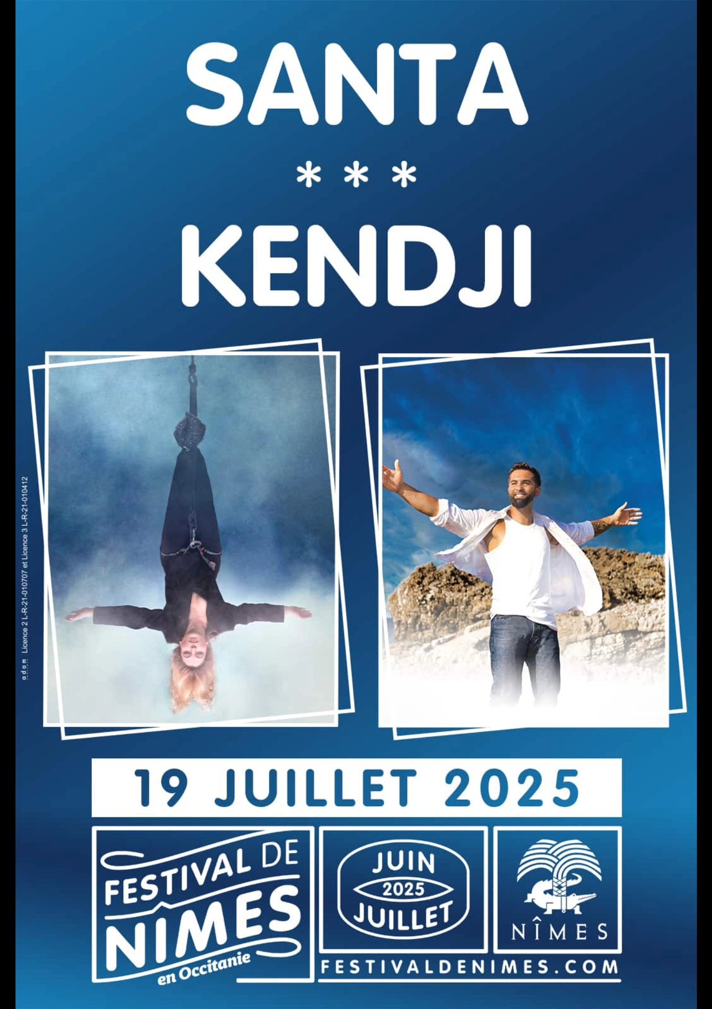 Santa - Kendji al Arenes de Nimes Tickets