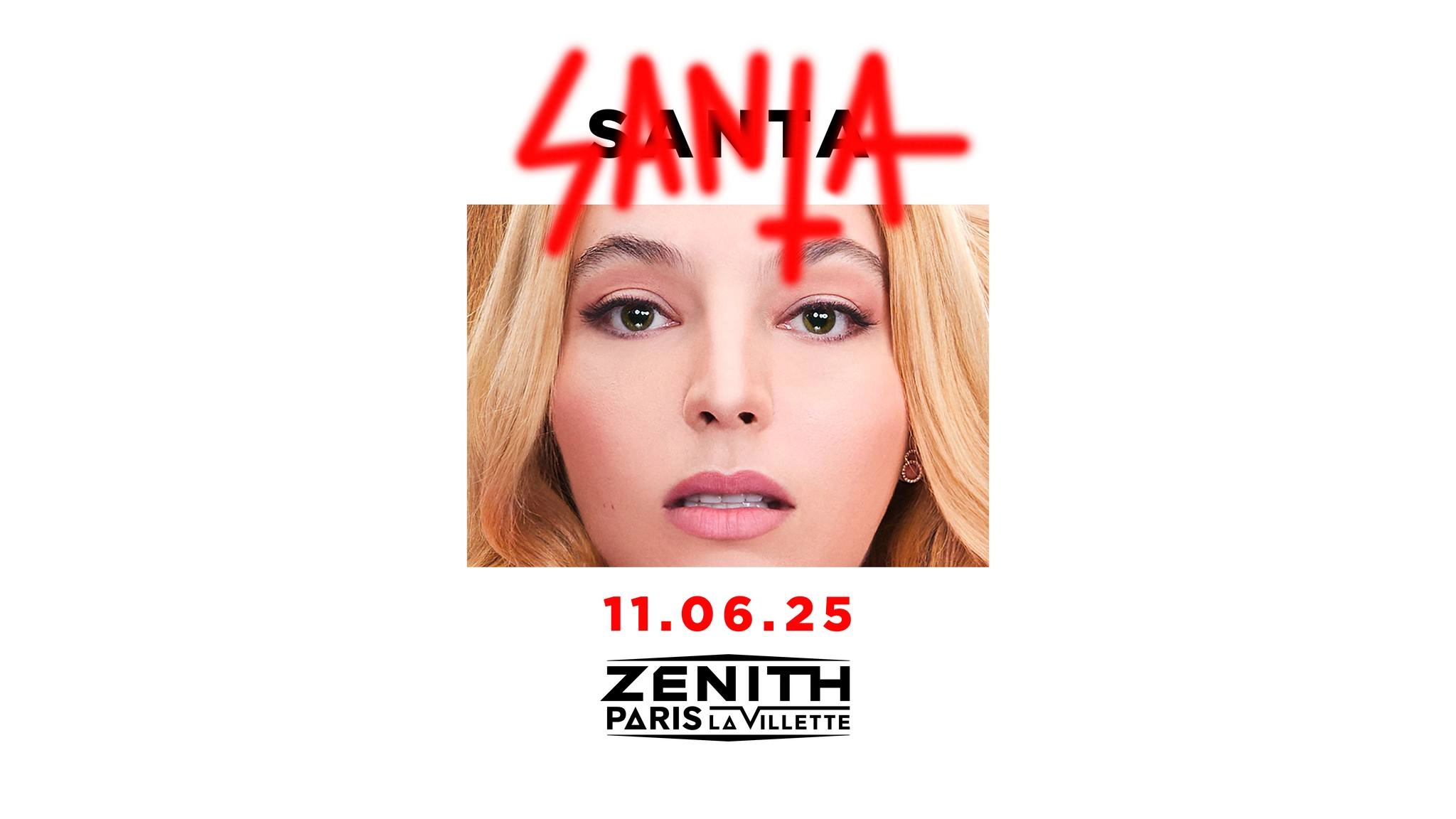 Concert Santa à Paris (Zenith Paris) du 11 juin 2025