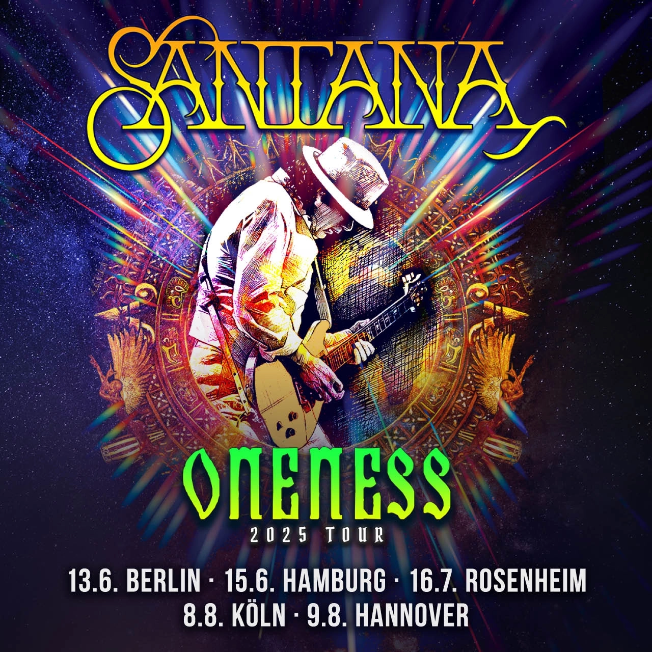 Santana at Uber Arena Tickets