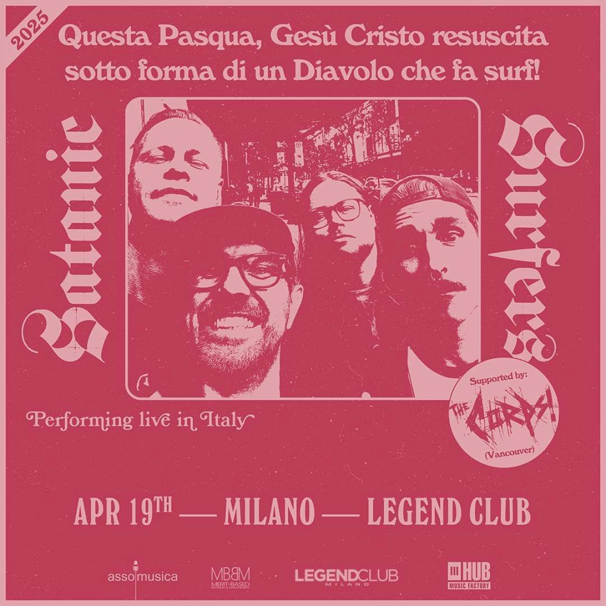 Satanic Surfers en Legend Club Milano Tickets