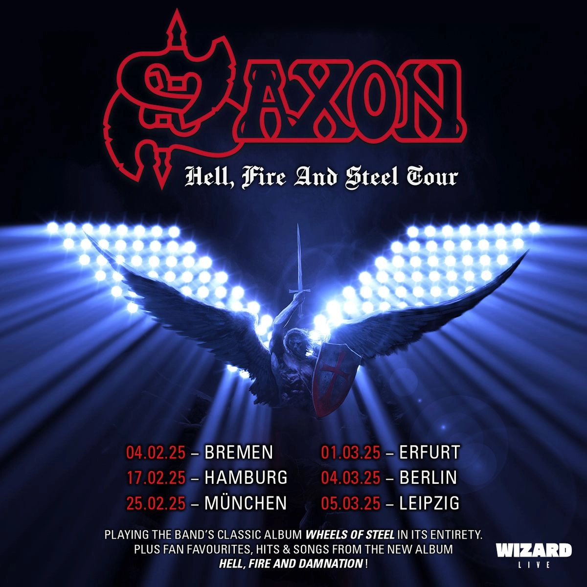 Saxon at Docks Hamburg Tickets