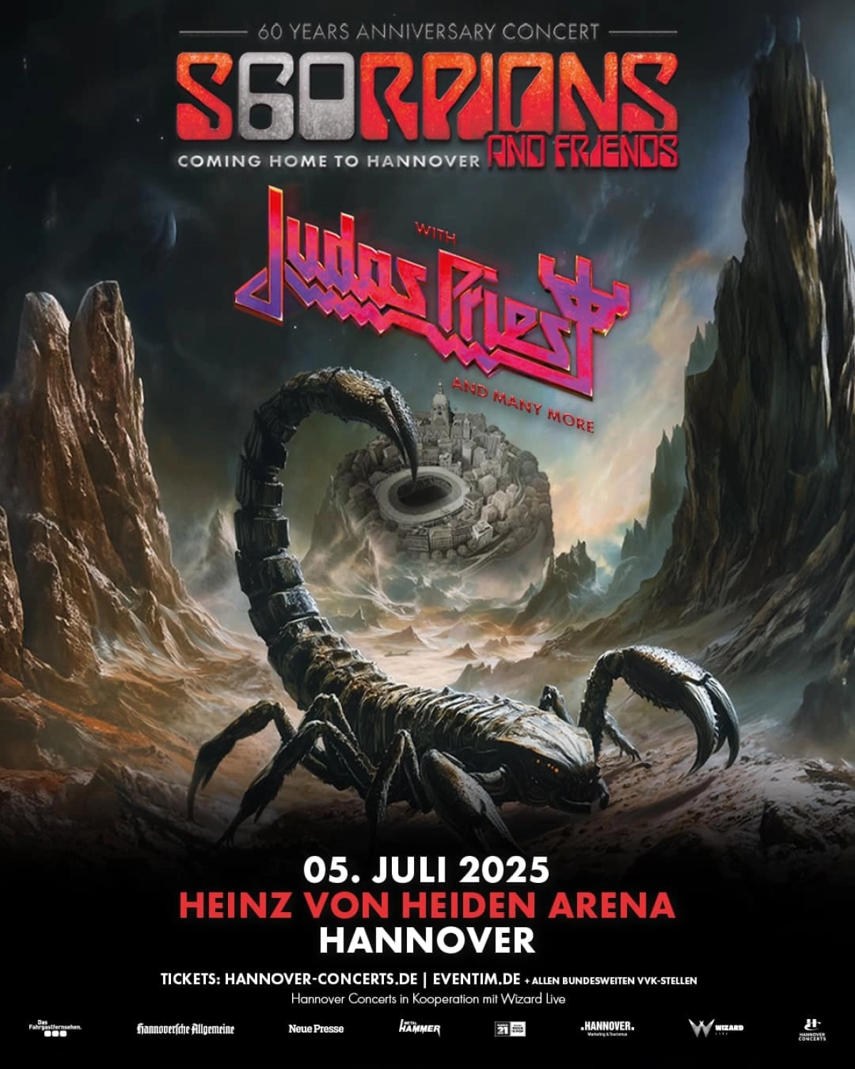 Billets Scorpions (Capitol Hannover - Hannovre)