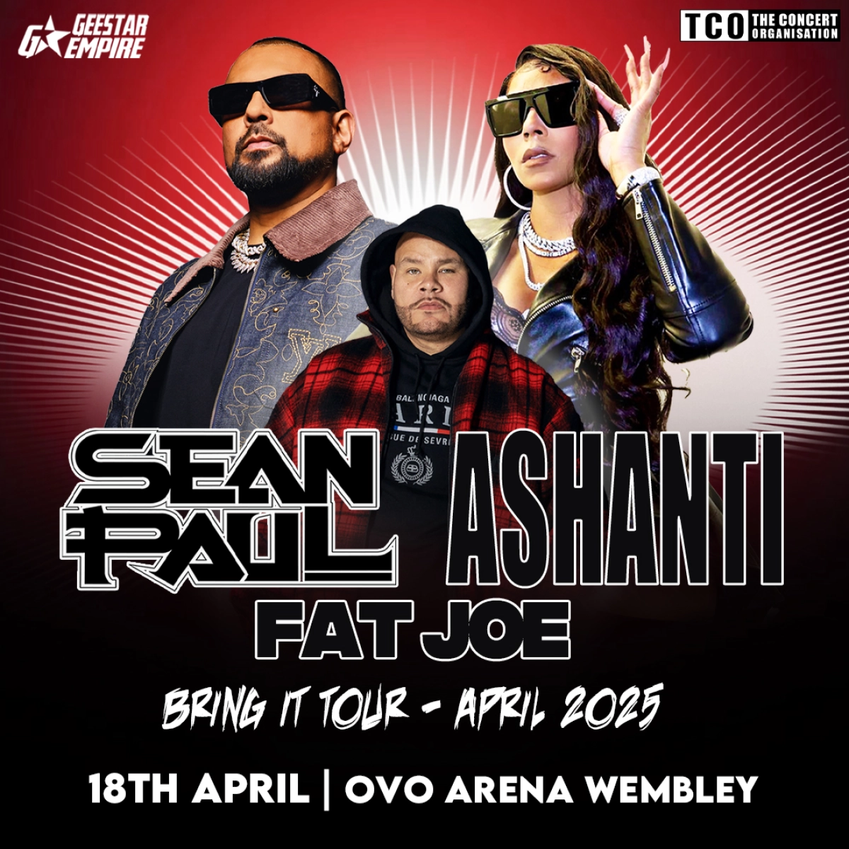 Sean Paul - Ashanti in der OVO Arena Wembley Tickets