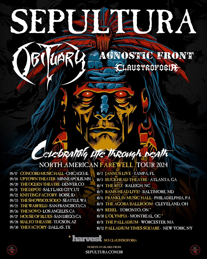 Sepultura in der Olympia Montreal Tickets