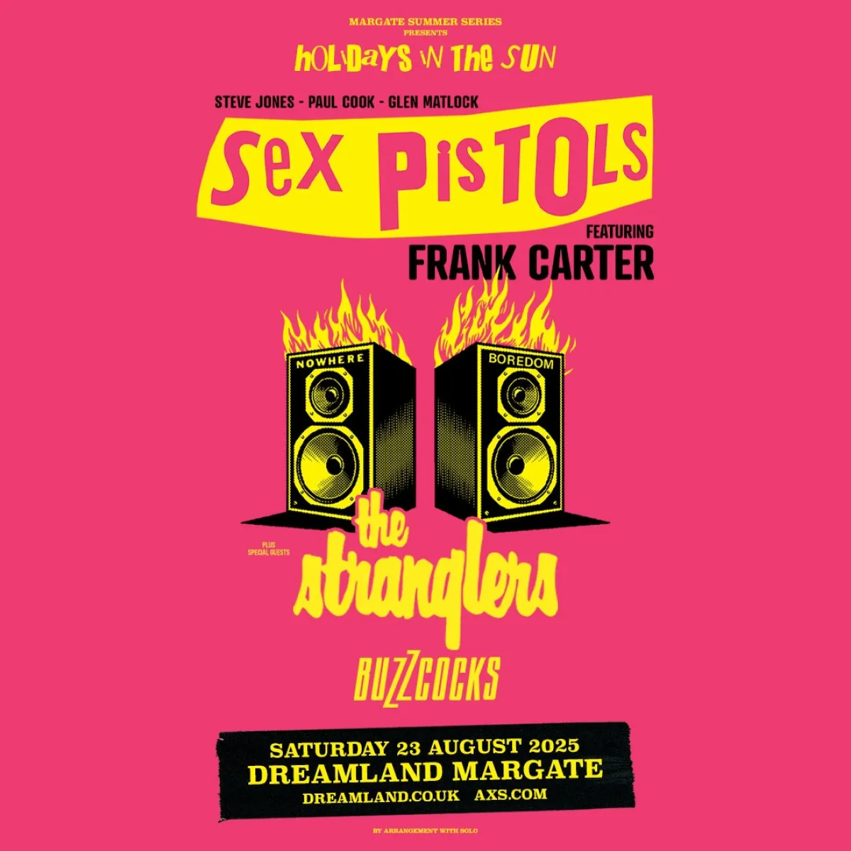 Sex Pistols Feat. Frank Carter in der Dreamland Margate Tickets