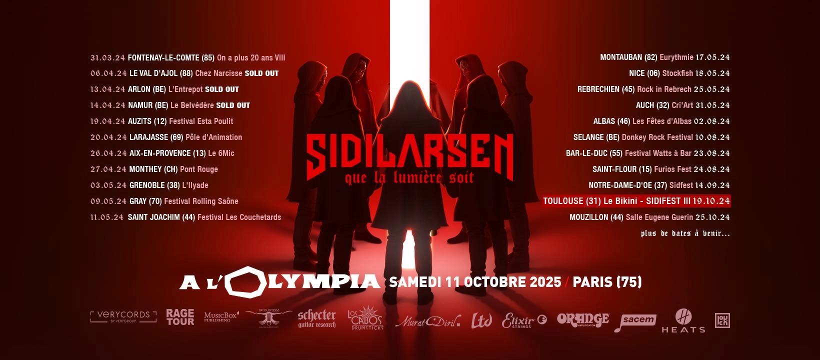 Sidilarsen al Zenith Omega Toulon Tickets