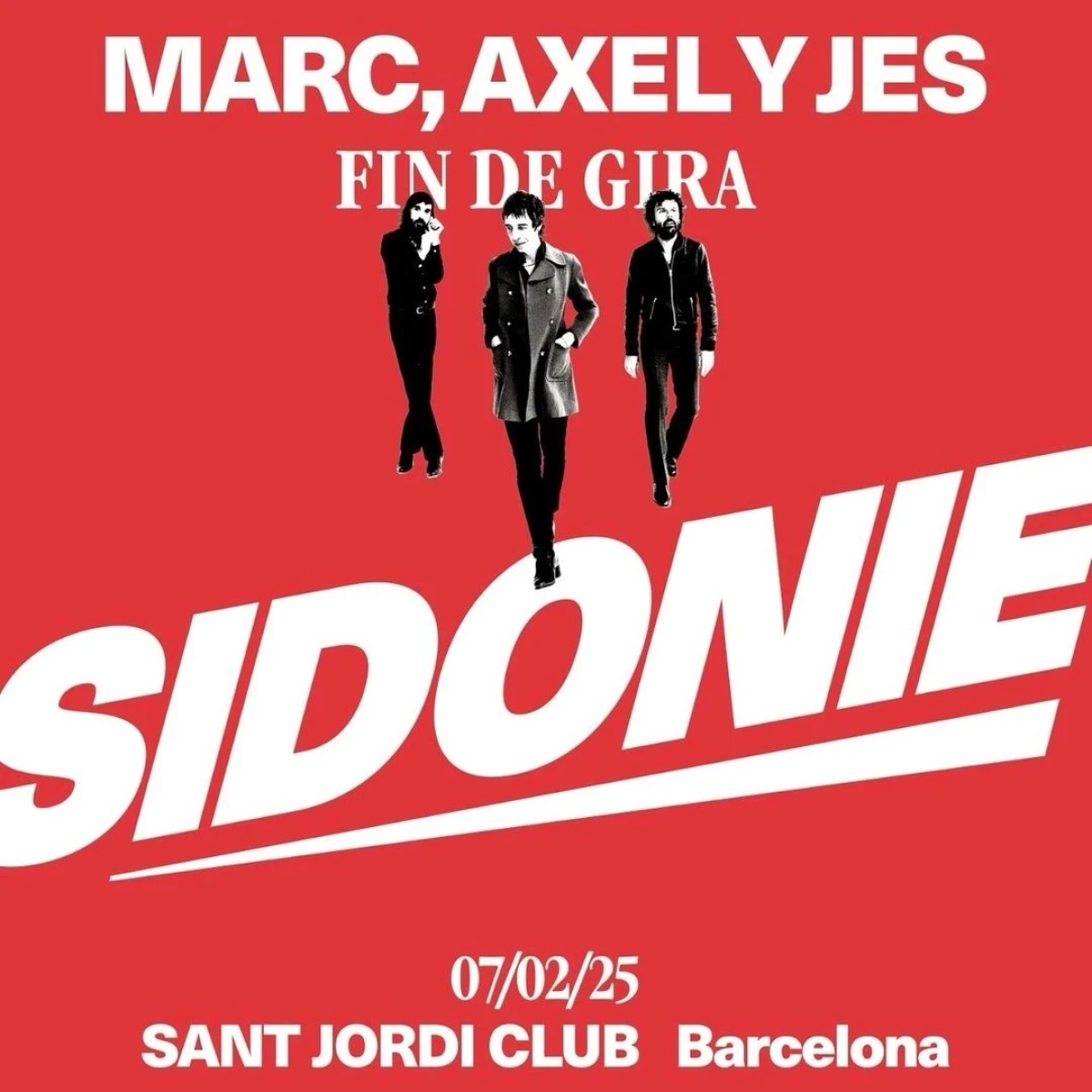 Sidonie in der Palau Sant Jordi Tickets