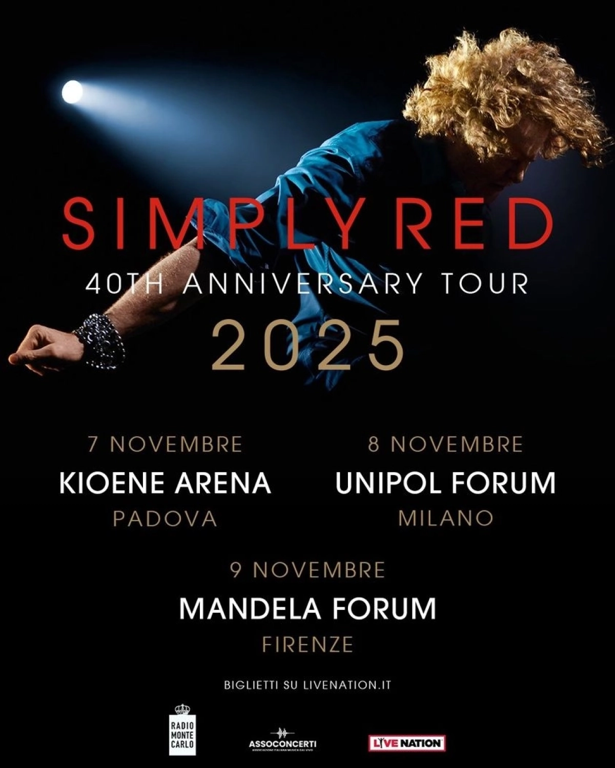 Simply Red al Forum Milano Tickets