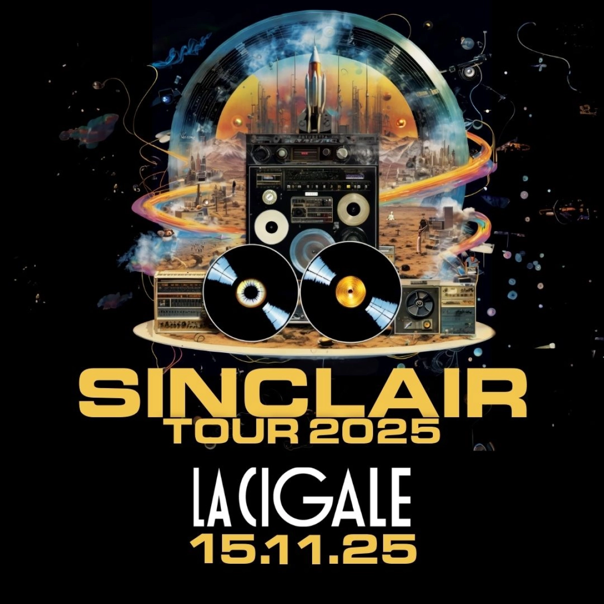 Billets Sinclair (La Cigale - Paris)