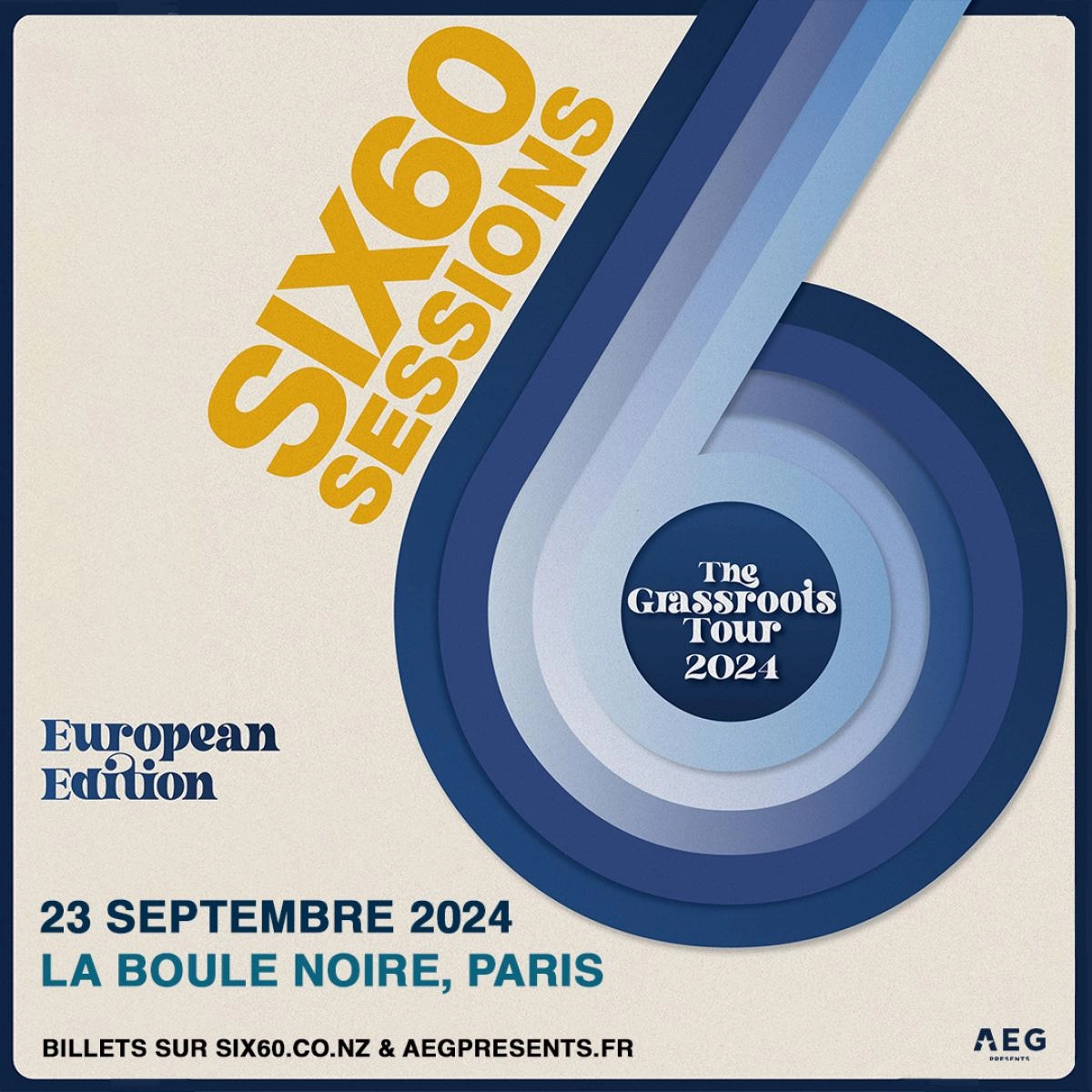 Six60 at La Boule Noire Tickets